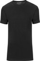 Slater 7520 - BASIC FIT 2-pack T-shirt ronde hals korte mouw zwart XL 100% katoen