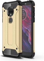 Motorola Moto E5 Plus Hoesje - Armor Hybrid  - Goud