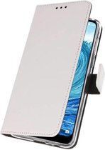 Booktype Telefoonhoesjes - Bookcase Hoesje - Wallet Case -  Geschikt voor Nokia X5 5.1 Plus - Wit