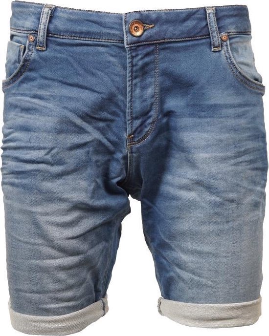 Matrix spellen Glimlach Cars Jeans - Heren Shorts Atlanta Denim Short - Blauw - Maat XL | bol.com