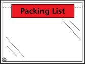 Raadhuis paklijstenvelop - 165x122 A6 - 50 micron - bedrukt Packing List - 1000 stuks - RD-310101