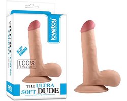 Lovetoy Zachte Dildo The Ultra Soft Dude Dildo 23 cm