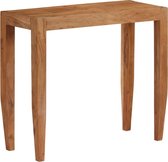 Wandtafel 101x35x80 cm massief acaciahout (incl. vloerviltjes)