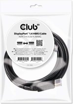club3D CAC-2068 DisplayPort-kabel DisplayPort Aansluitkabel DisplayPort-stekker, DisplayPort-stekker 2.00 m Zwart Vlamb