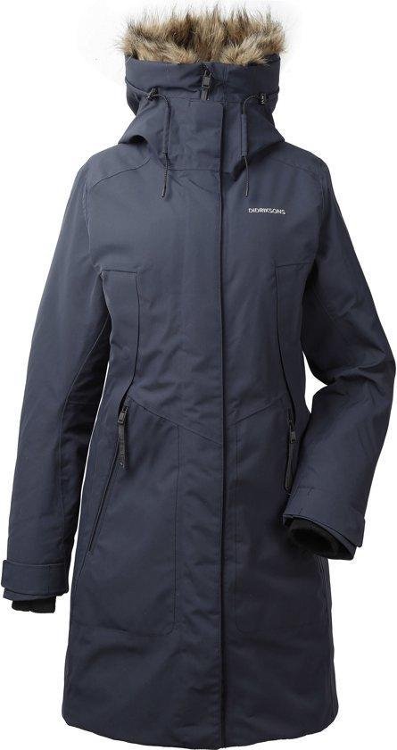 bol.com | Didriksons Mea Parka Dames Outdoor Jas - Dark Night Blue