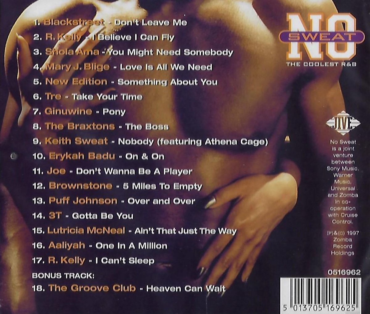 No Sweat - The Coolest R&B - 1xCD Compilation uit 1997 | bol