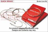 QUICK BRAKE Remleiding - set 4-delig BMW  1-Serie (E81 E82 E87 E88) 3-Serie (E90 E91 E92 E93)