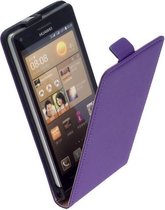 Huawei Honor 6 Leder Flip Case hoesje Paars