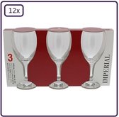 12x Pasabace rodewijnglazen - rode wijn glazen