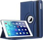 geschikt voor Apple iPad Air (iP5) Case met 360° draaistand Hoes Cover met Stand Donker Blauw