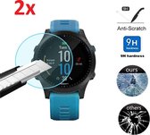2x Tempered Glass Screen Protector Geschikt Voor Garmin Forerunner 945 - Ultradun Gehard Glas Set