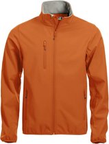 Clique Basic Softshell Jacket 020910 - Mannen - Diep-Oranje - 3XL