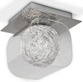 Trend24 - Plafondlamp - Aluminium Glas Ijzer