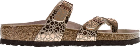 Birkenstock - Mayari - Teenslippers - Dames - Maat 42 - Roze - Metallic  Stones Copper BF | bol.com