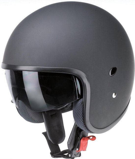Redbike RB-770 jethelm mat zwart - maat L | bol.com