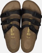 Birkenstock Florida slippers zwart  - Maat 40