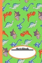 Juassic Dinosaur Era Sketchbook