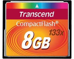 Transcend Compact Flash Kaart 8 GB