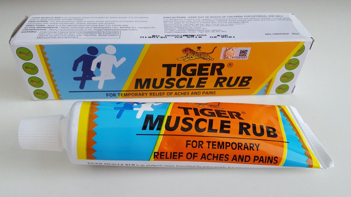 Tiger Balm - Tijgerbalsem Spierzalf 'Tiger Balm Muscle Rub' - tube 60 gram - Tiger Balm