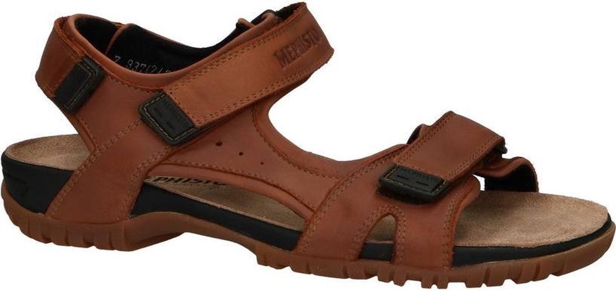 Cognac Sandalen Mephisto Brice Grizzly Bruin