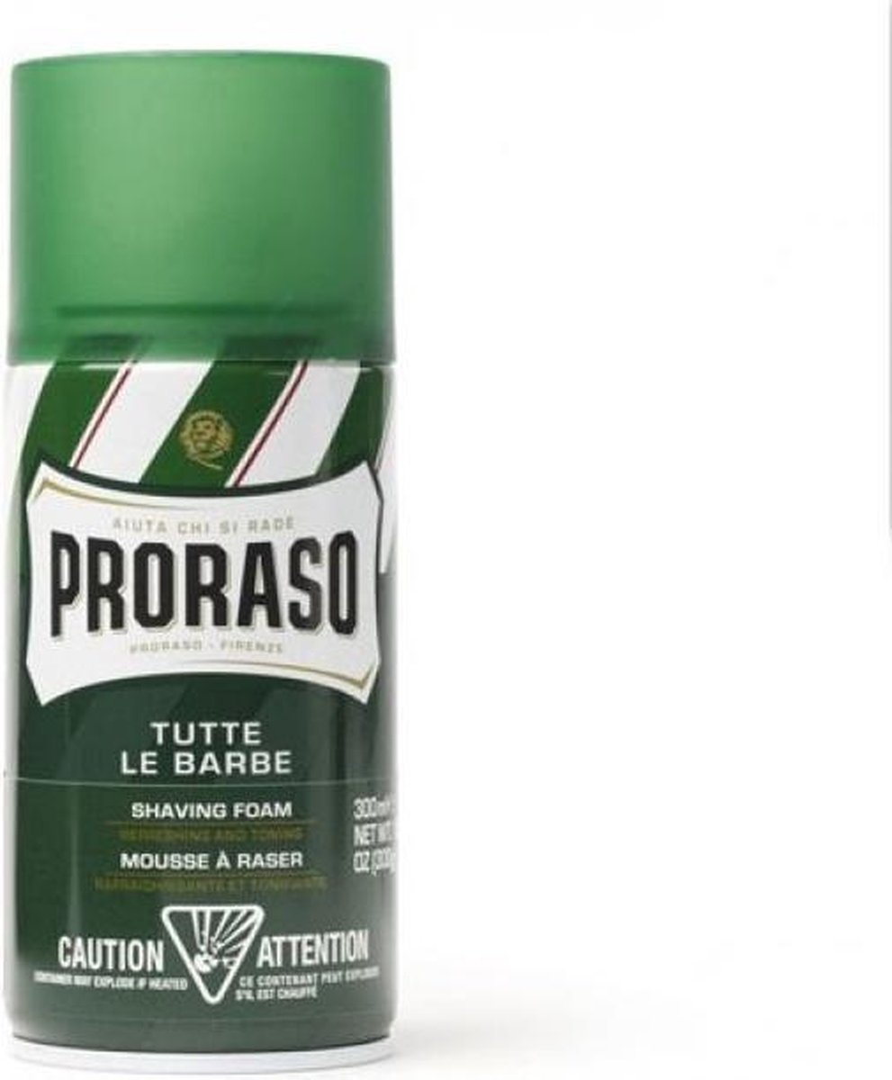 Bol.com Proraso Green Shaving Foam Scheerschuim 300 ml aanbieding