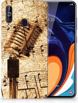 Siliconen Hoesje met foto Geschikt voor Geschikt voor Samsung Galaxy A60 Bladmuziek