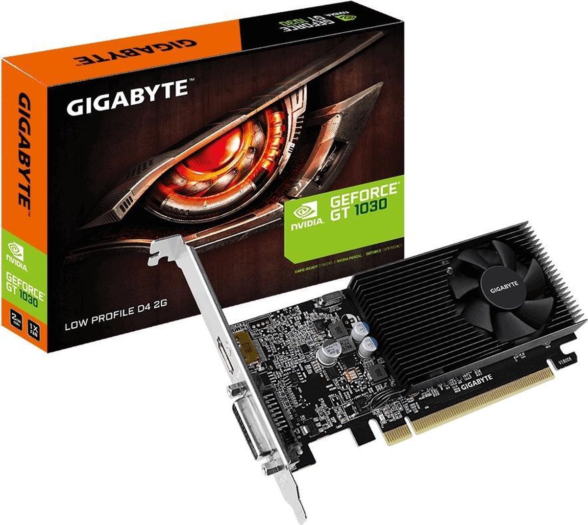 Graphics card Gigabyte GV-N1030D4-2GL 2 GB GDDR4 - GIGABYTE