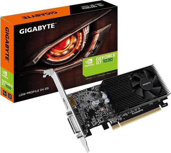 Gigabyte GV-N1030D4-2GL videokaart GeForce GT 1030 2 GB GDDR4