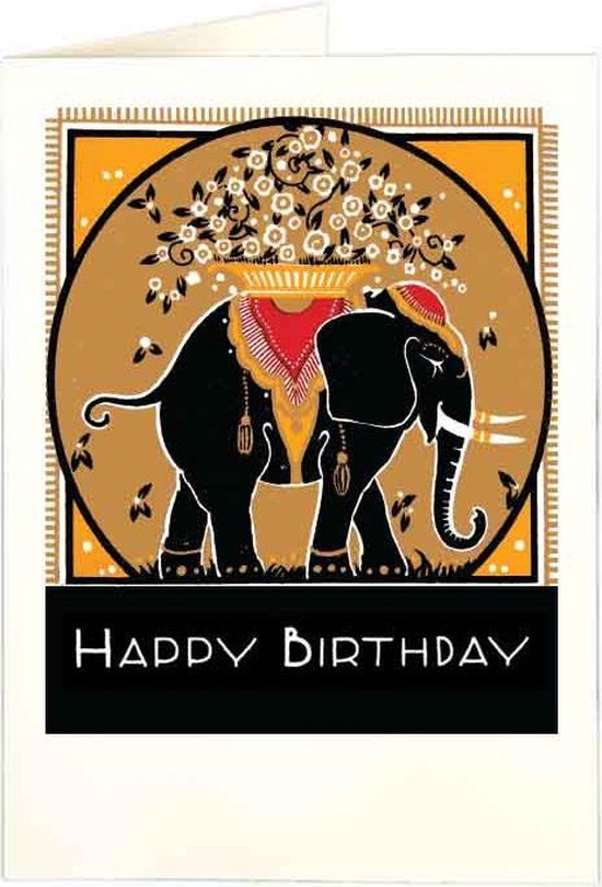 bol.com | Luxe Verjaardagskaart - Olifant