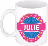 Julie naam koffie mok / beker 300 ml - namen mokken