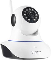 IP-camera, LESHP 1080P 2.0 MP FHD WiFi IP Cam Surveillance beveiligingssysteem Video-opname P2P Pan Tilt afstandsbediening Bewegingsdetectie Alarm Nachtzicht met tweeweg audio-onde