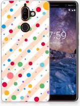 Nokia 7 Plus TPU Hoesje Design Dots