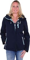 BJØRNSON THYRA Softshell Jas Waterafstotend Dames - Maat 42 - Donkerblauw