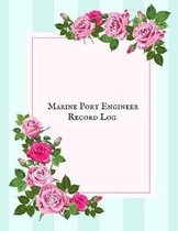 Marine Port Engineer Record Log