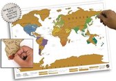ScratchMap wereldkaart 88x52 (Scratch Map/Kraskaart) | REBL