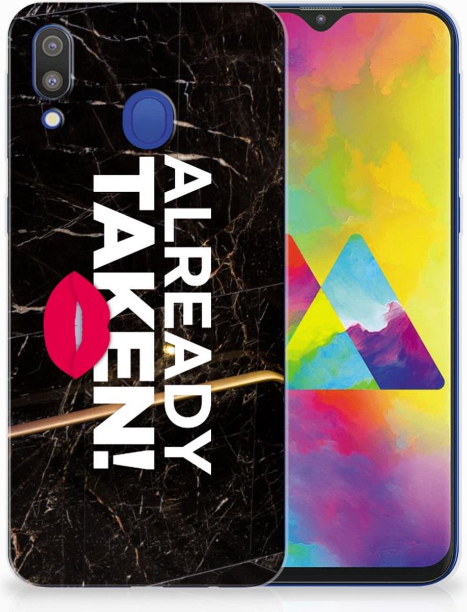 Samsung Galaxy M20 (Power) Siliconen hoesje met naam Already Taken Black