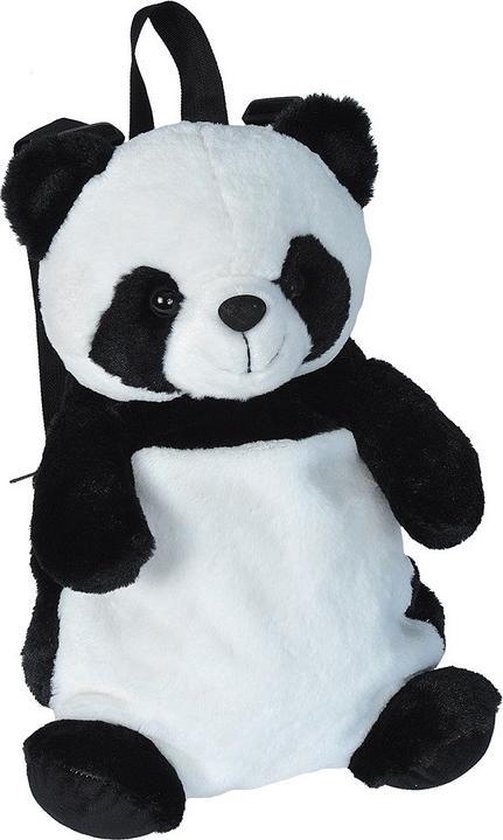 Pluche panda rugzak/rugtas knuffel 33 cm - Pandaberen dieren knuffels -  Schooltas/gymtas | bol.com