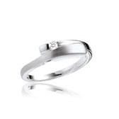 Silver Lining 114.0708 Ring Zilver Zilverkleurig CZ - maat 54
