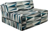 Opvouwbaar matras  Wasbare hoes  200cm x 90cm x 15cm  Modern