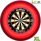 LENA Dartbord Verlichting Super Deluxe (Rood)