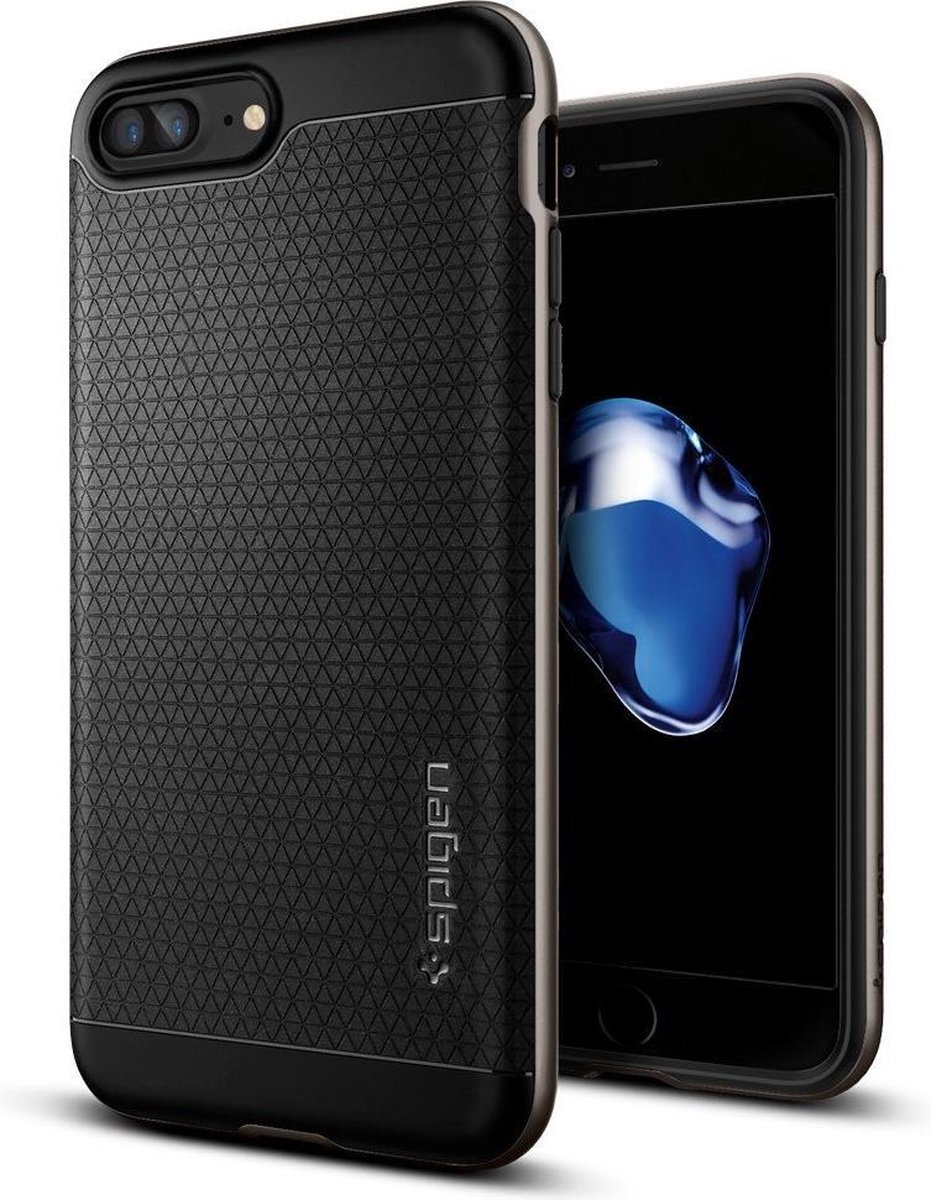 Spigen Neo Hybrid Hoesje Apple iPhone 7 Plus / 8 Plus Gunmetal