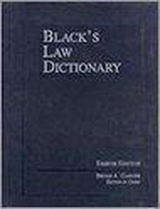 Black's Law Dictionary - cover