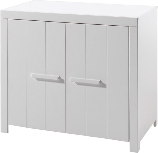 Commode Erik avec 2 portes - blanc - Vipack - Armoires chambre enfant - Blanc - Bois|MDF - Armoires chambre enfant