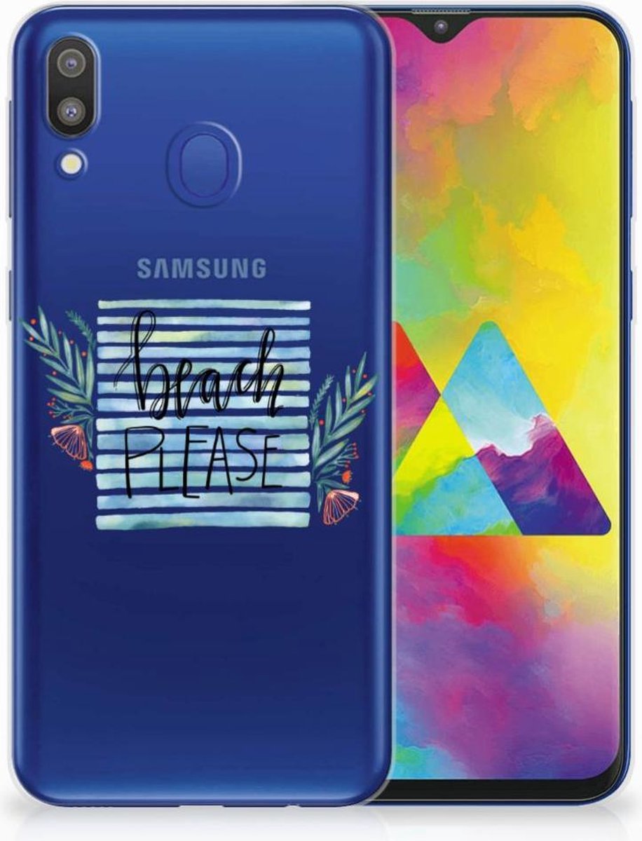 Samsung Galaxy M20 (Power) Telefoonhoesje met Naam Boho Beach