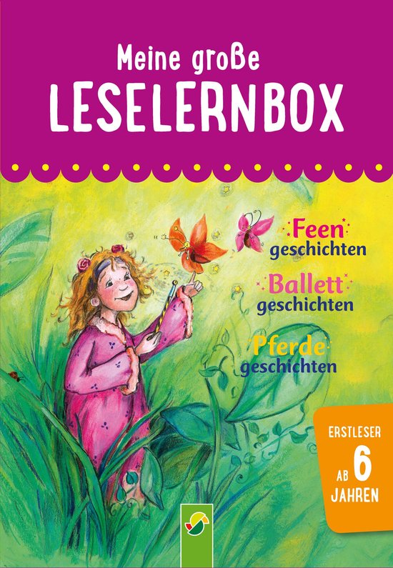 Leselernbuch - Meine große Leselernbox: Feengeschichten, Ba ... - cover