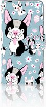 Tenphone Etui Coque pour Huawei P30 Portefeuille Chiens