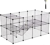 Songmics / Vasagle Aanpasbare Box Voor Huisdieren - Huisdierenbox - Bench - Bench Voor Honden - 143 x 71 x 73 cm