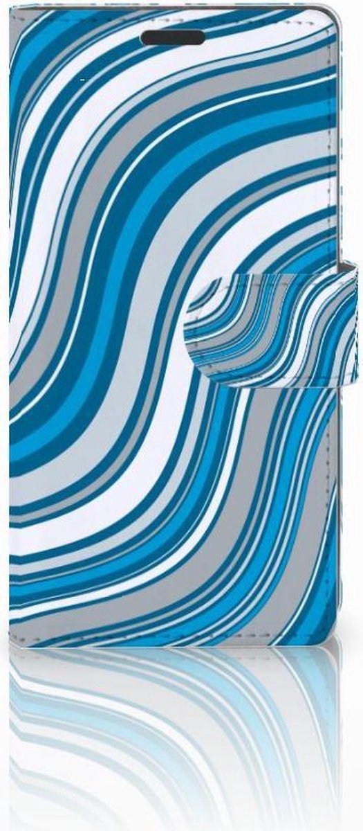 Sony Xperia Z3 Telefoon Hoesje Waves Blue