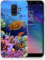 Geschikt voor Samsung Galaxy A6 (2018) TPU Hoesje Design Vissen