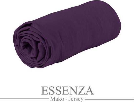 Drap-housse Essenza Mako Jersey Violet 140/160 x 200/220 cm